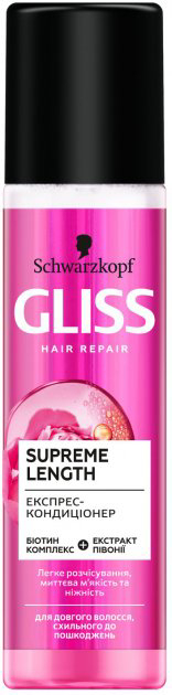 Фото - Спрей для волос Schwarzkopf Prof. Gliss Kur Supreme Length 200 мл (9000101201376)