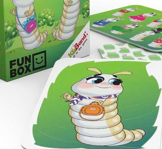 Фото - Настільна гра карткова (5-7 років) JoyBand-Bontoy FunBox Гусениці (FB0002)