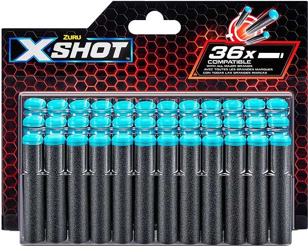 Фото - Патрони для бластерів ZURU X-Shot Red (36 патронів) (3618R) Фото - Патрони для бластерів ZURU X-Shot Red (36 патронів) (3618R)