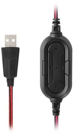 Фото - Гарнітура дротова ігрова REAL-EL GDX-8100 Black