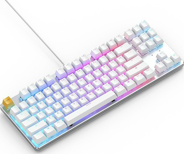 Фото - Клавіатура дротова Glorious GMMK TKL White (GLO-GMMK-TKL-BRN-W)