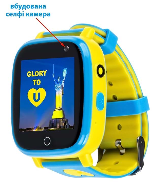 Фото - Детские часы AmiGo GLORY GO001 Camera+LED Blue-Yellow