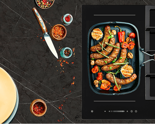 Фото - Варочная панель комбинированная Interline HCV 560 KGF BA Nano Matte