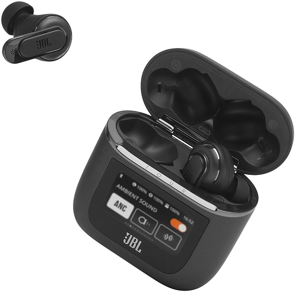 Фото - Навушники вкладиші бездротові TWS JBL Tour Pro 2 Black (JBLTOURPRO2BLK)
