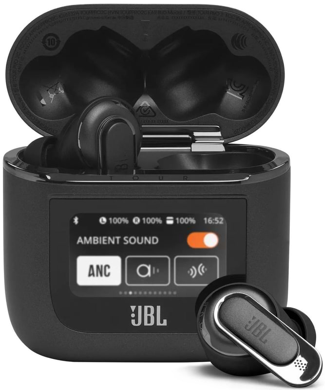 Наушники вкладыши беспроводные TWS JBL Tour Pro 2 Black (JBLTOURPRO2BLK) - Фото 1