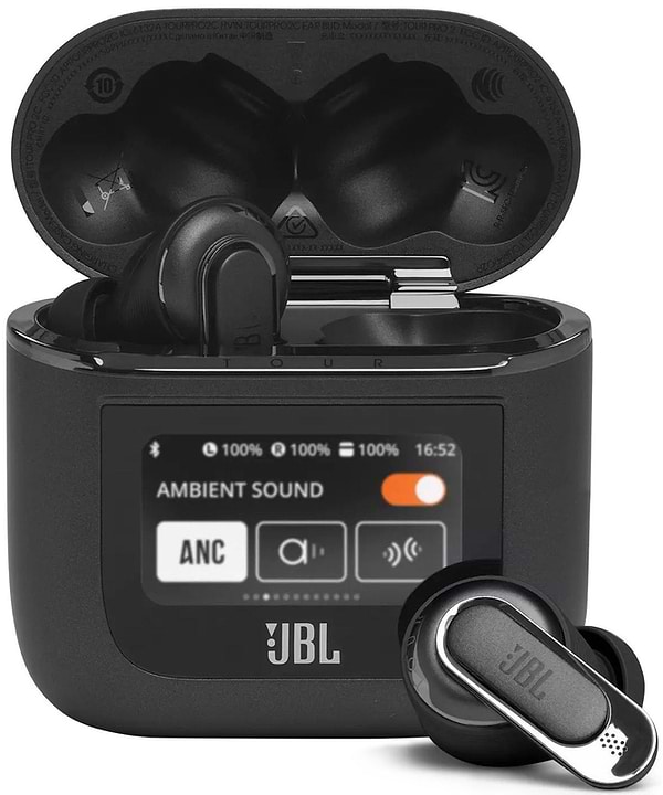 Фото - Навушники вкладиші бездротові TWS JBL Tour Pro 2 Black (JBLTOURPRO2BLK)