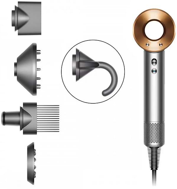 Фото - Фен Dyson HD07 мідний (389922-01)