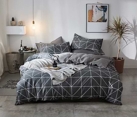 Комплект постельного белья Word of Dream 216 Сатин 2х150х215 Серый (16796)