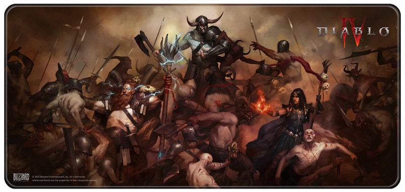 Коврик для мыши игровой Diablo IV Heroes mousepad, XL (FBLMPD4HEROES21XL) - Фото 1
