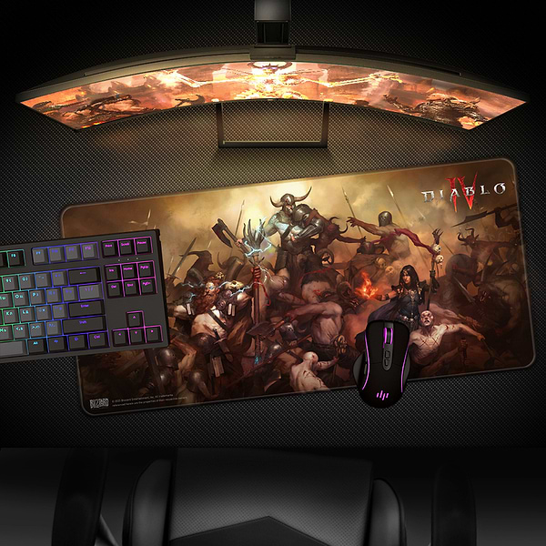 Фото - Коврик для мыши игровой Diablo IV Heroes mousepad, XL (FBLMPD4HEROES21XL)