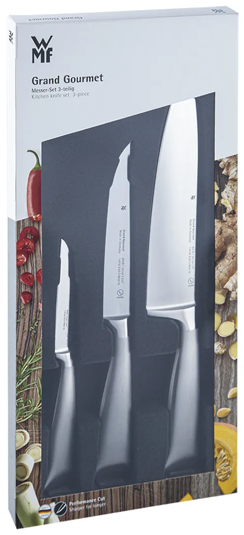 Фото - Набір ножів WMF 1894939992 GRAND GOURMET 3 пр.