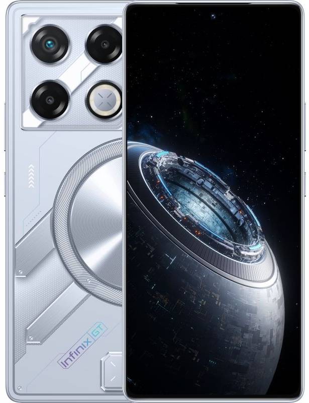 Смартфон Infinix GT 20 Pro 12/256GB Mecha Silver - Фото 1
