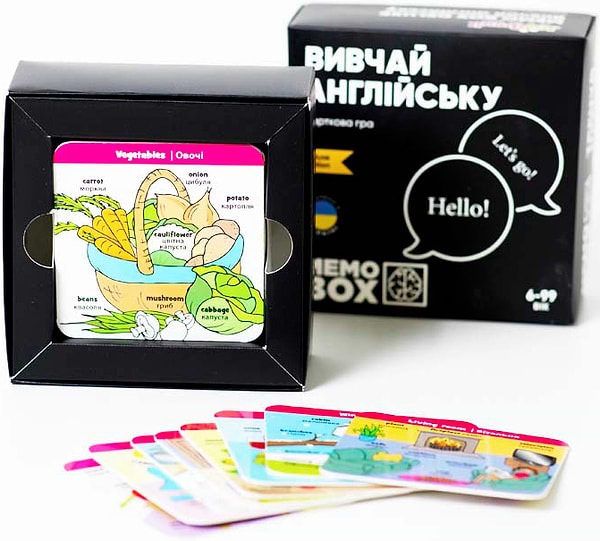 Фото - Настільна гра (8+) JoyBand-Bontoy MemoBox Delux Вивчай англійську (MBD104)