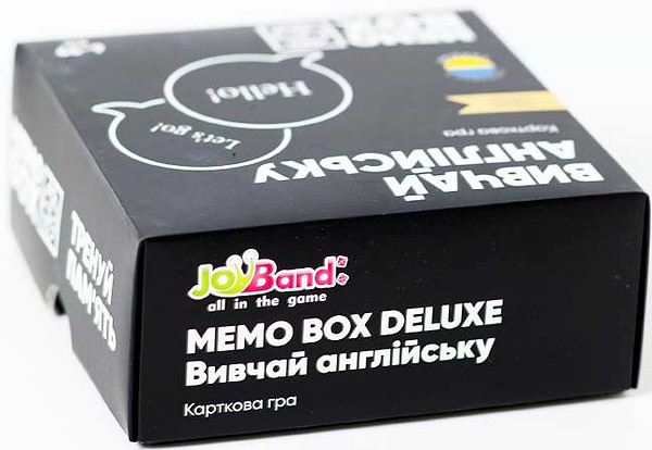 Фото - Настільна гра (8+) JoyBand-Bontoy MemoBox Delux Вивчай англійську (MBD104)