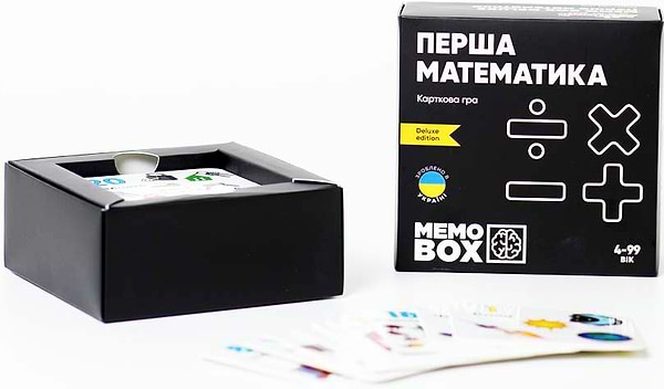 Фото - Настільна гра (5-7 років) JoyBand-Bontoy MemoBox Delux Перша математика (MBD101)