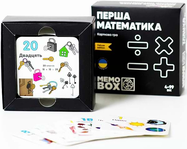 Фото - Настільна гра (5-7 років) JoyBand-Bontoy MemoBox Delux Перша математика (MBD101)
