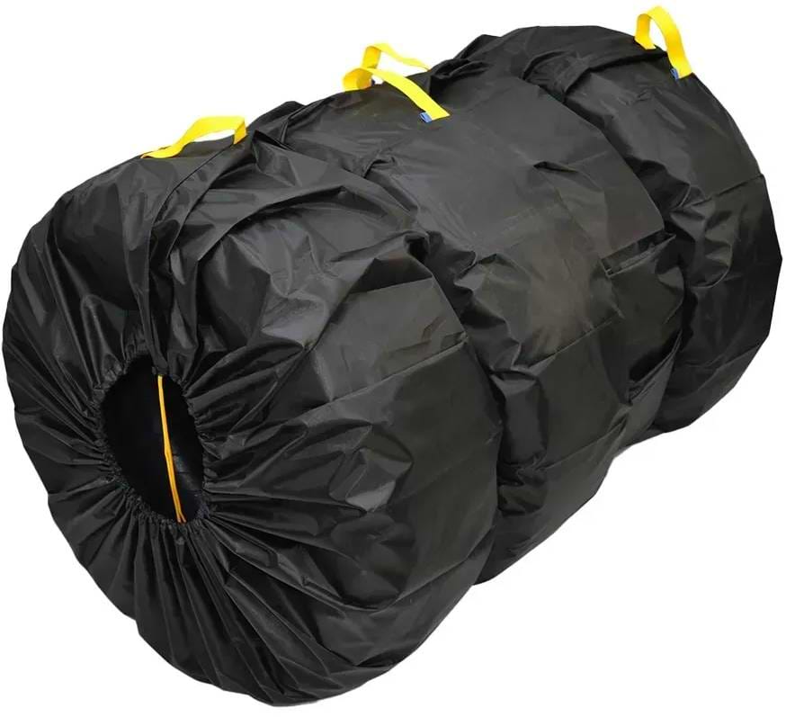 Чохли для коліс авто Poputchik Стандарт (M) R14-15 4 шт. (16-056-IS)