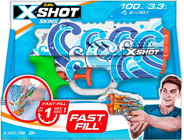 Фото - Водяной бластер ZURU X-Shot FastFIill Sins Nano Hydra (11853A)