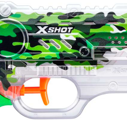 Фото - Водяний бластер ZURU X-Shot Fast FIill Sins Nano Jungle Camo (11853B)
