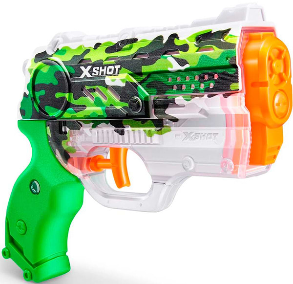 Фото - Водяний бластер ZURU X-Shot Fast FIill Sins Nano Jungle Camo (11853B)