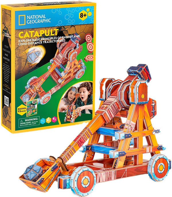 Фото - 3D пазли Cubic Fun STEM "КАТАПУЛЬТА" (DS1086h)
