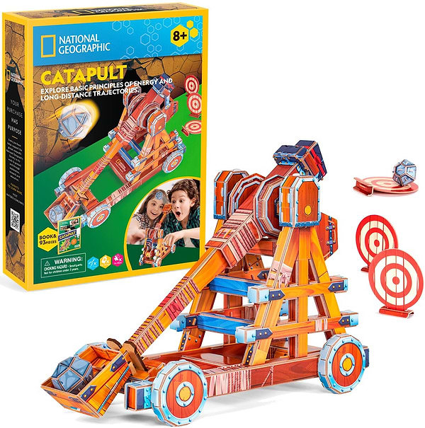 Фото - 3D пазли Cubic Fun STEM "КАТАПУЛЬТА" (DS1086h)