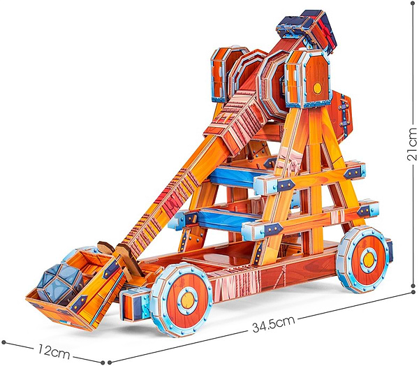 Фото - 3D пазли Cubic Fun STEM "КАТАПУЛЬТА" (DS1086h)