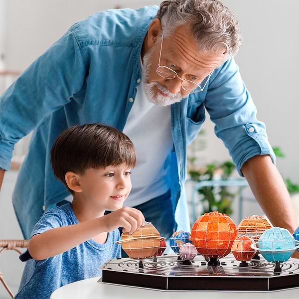 Фото - 3D пазли Cubic Fun STEM "СОНЯЧНА СИСТЕМА" (DS1087h)