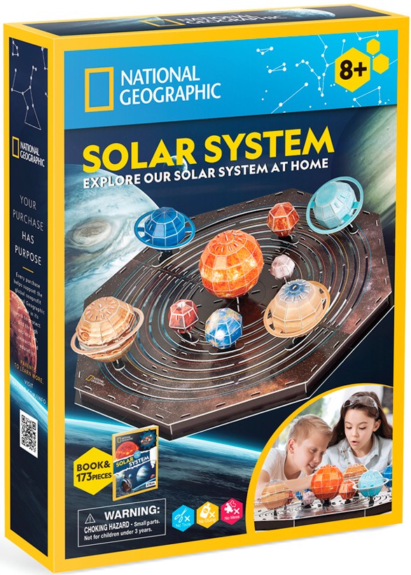 Фото - 3D пазли Cubic Fun STEM "СОНЯЧНА СИСТЕМА" (DS1087h)