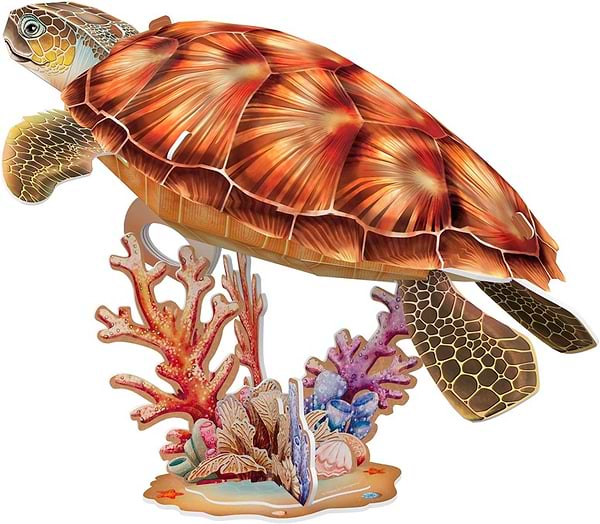 Фото - 3D пазлы Cubic Fun Исчезающие животные "Морская черепаха" (DS1080h)