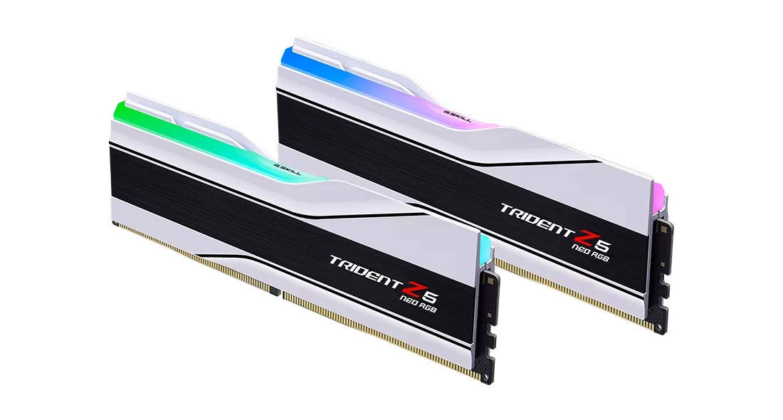 Память DDR G.Skill Trident Z5 Neo RGB DDR5-6400 32GB 2x16GB AMD EXPO CL32-39-39-102 1.40V (F5-6400J3239G16GX2-TZ5NRW)