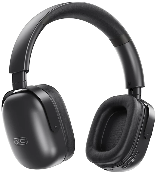 Навушники повнорозмірні бездротові XO BE42 Scarlet Metal Stand Folding Headband Bluetooth Headset black (XO-BE42-Black)