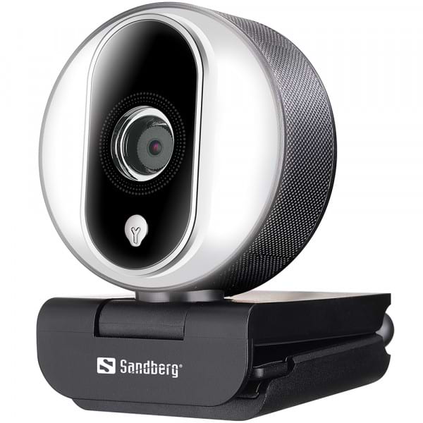 Веб-камера для компьютера Sandberg Streamer Webcam Pro Full HD Autofocus Ring Light (134-12) - Фото 1