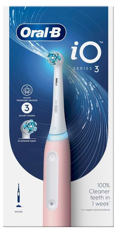 Фото - Зубна щітка електрична Oral-B Braun iO Series 3 iOG3.1A6.0 рожева