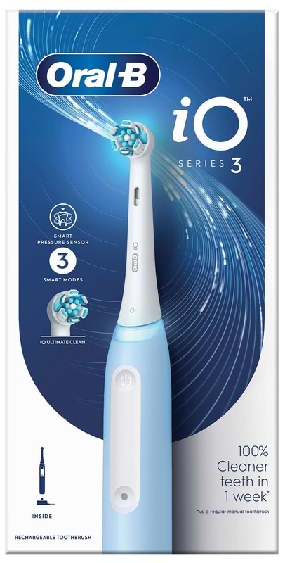 Фото - Зубна щітка електрична Oral-B Braun iO Series 3 iOG3.1A6.0 блакитна