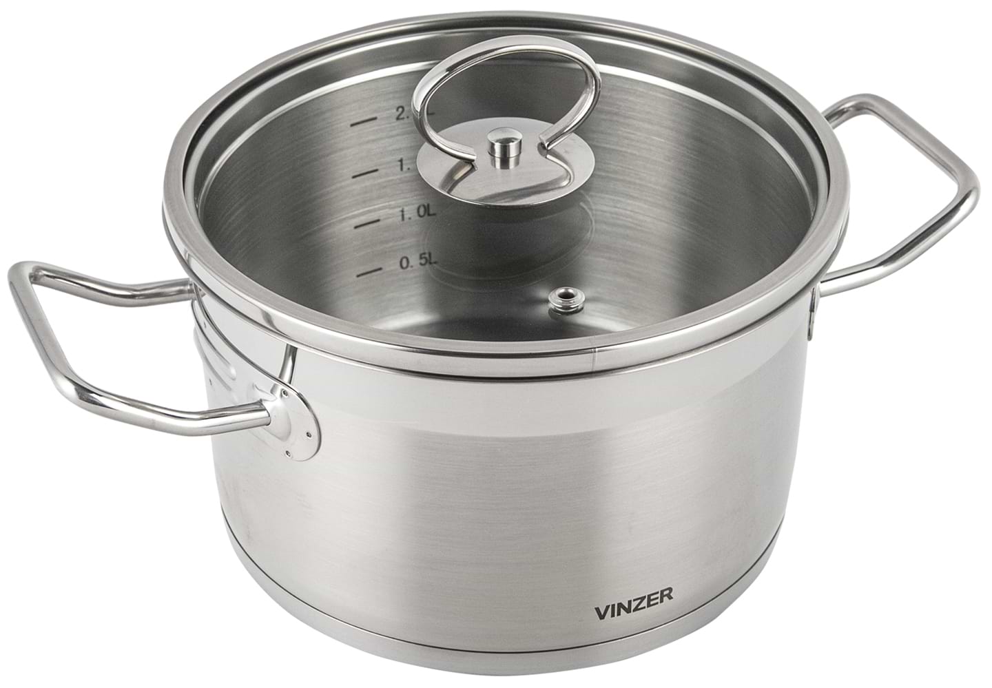 Каструля Vinzer 50062 Universum series 18 см 2,6 л - Фото 1