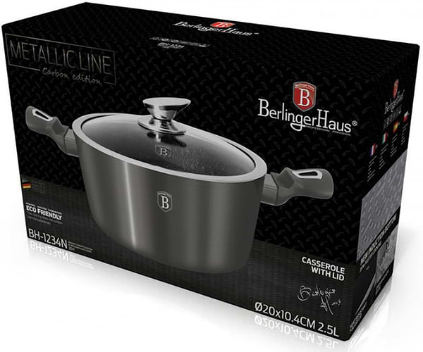 Фото - Каструля BerlingerHaus з кришкою 2.2 л (BH 1234N)