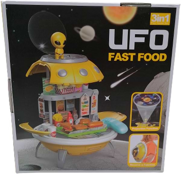 Фото - Сюжетно-ролевая игра. Кухня Play Joyin НЛО Фаст Фуд (25752)
