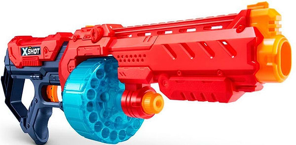 Фото - Бластер багатозарядний ZURU Red Excel Turbo Fire (48 патронів) (36270R)
