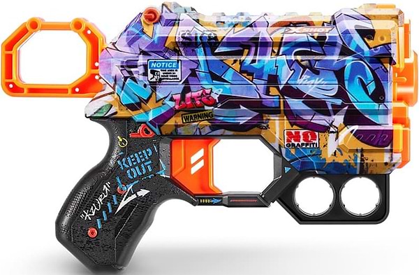 Фото - Бластер однозарядний
 ZURU Skins Menace Spray Tag (8 патронів) (36515D)