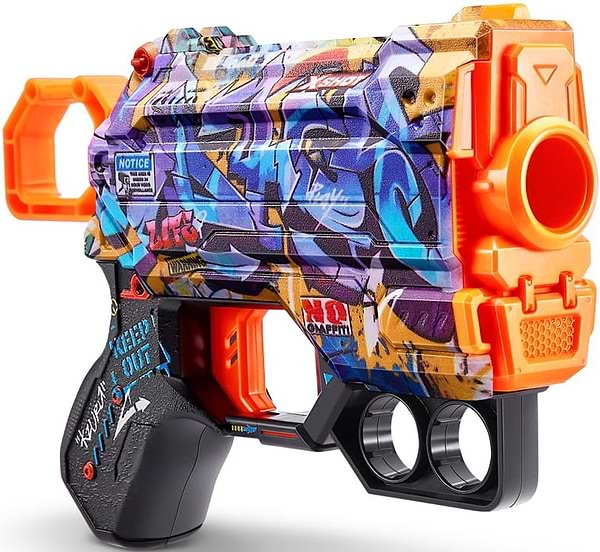 Фото - Бластер однозарядний
 ZURU Skins Menace Spray Tag (8 патронів) (36515D)