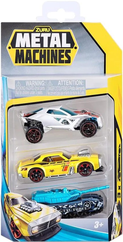 Фото - Автотранспорт Metal Machines CAR (3 шт) (в асорт.) (6715)