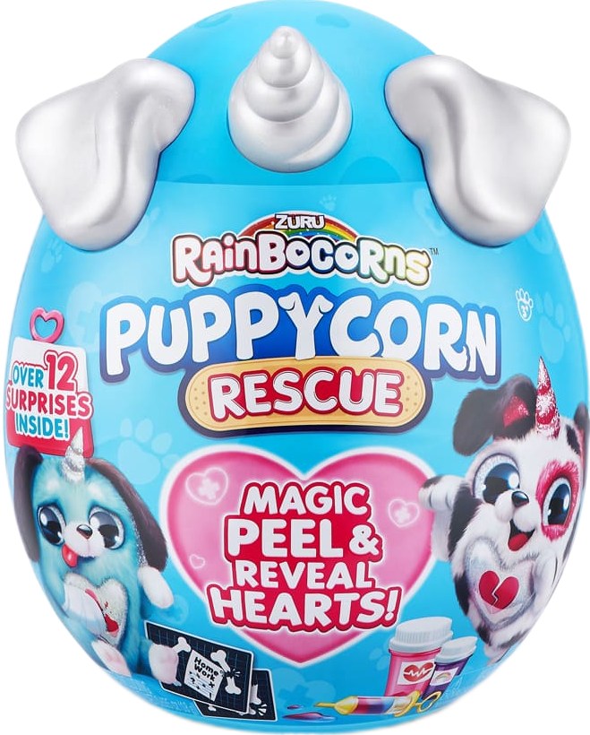 Фото - М'яка іграшка-сюрприз Rainbocorns Rainbocorns-B (серія Puppycorn Rescue) (9261B)