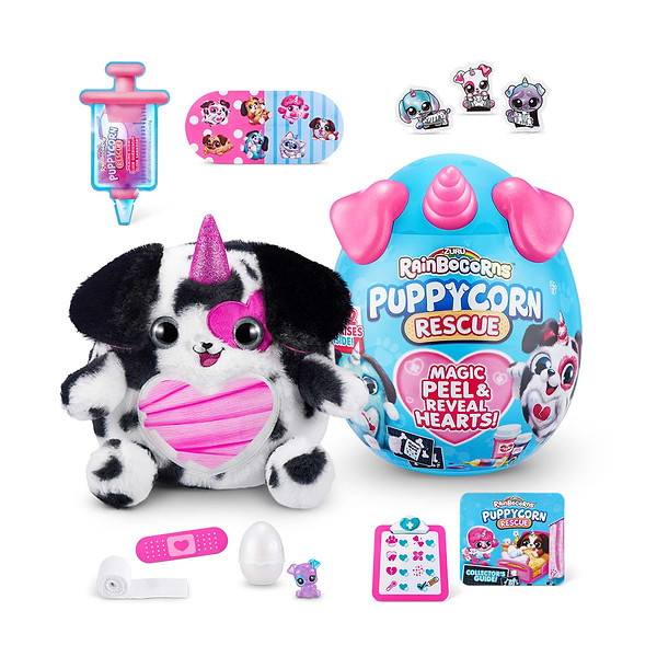 Фото - М'яка іграшка-сюрприз Rainbocorns Rainbocorns-D (серія Puppycorn Rescue) (9261D)