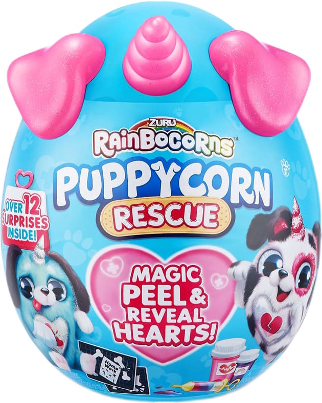 Фото - М'яка іграшка-сюрприз Rainbocorns Rainbocorns-D (серія Puppycorn Rescue) (9261D)