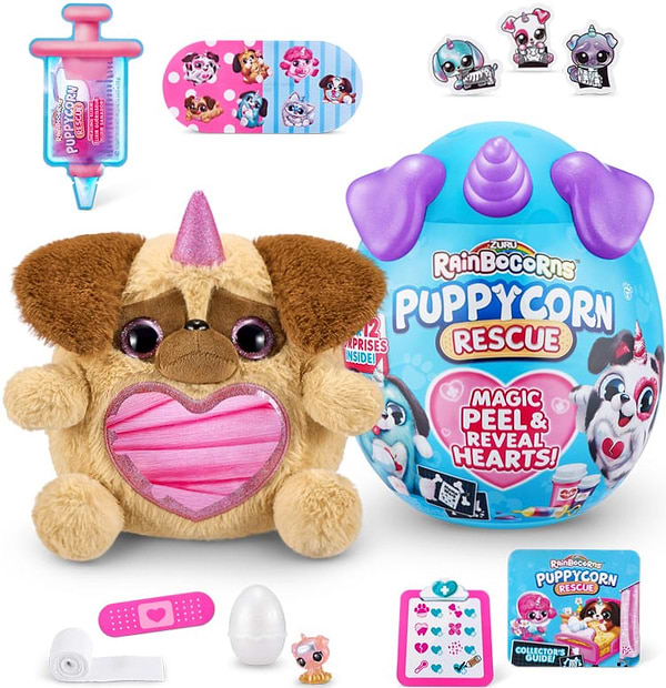 Фото - М'яка іграшка-сюрприз Rainbocorns Rainbocorns-E (серія Puppycorn Rescue) (9261E)