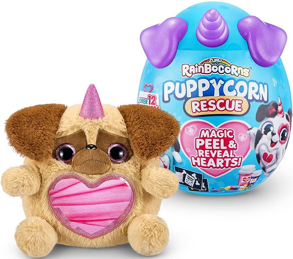 Фото - М'яка іграшка-сюрприз Rainbocorns Rainbocorns-E (серія Puppycorn Rescue) (9261E)