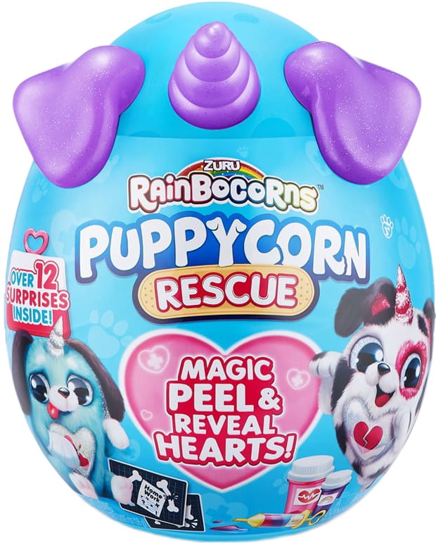 Фото - М'яка іграшка-сюрприз Rainbocorns Rainbocorns-E (серія Puppycorn Rescue) (9261E)