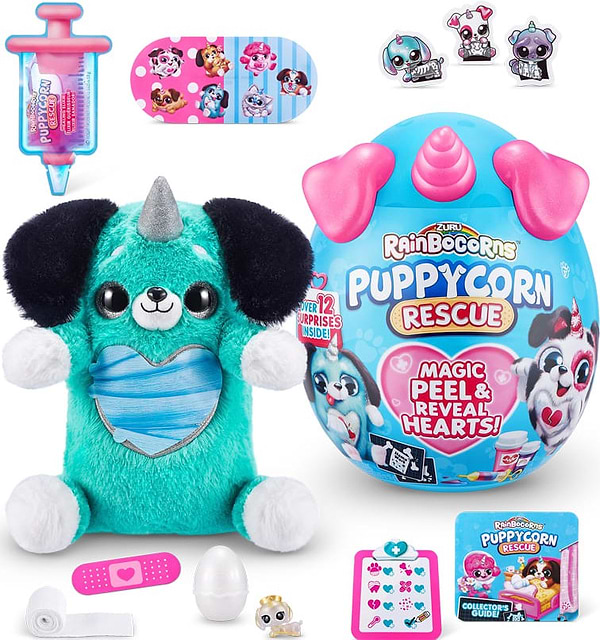 Фото - М'яка іграшка-сюрприз Rainbocorns Rainbocorns-H (серія Puppycorn Rescue) (9261H)