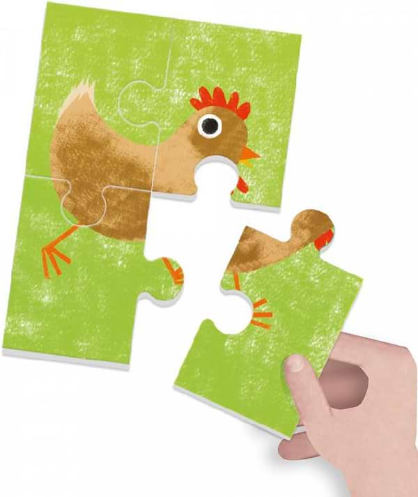 Фото - Пазли (3-4 роки) Headu "Ферма" 8+1 (IT20867)